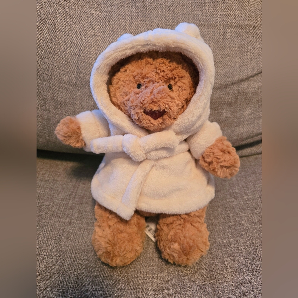 Jellycat Bathrobe Bartholomew Bear (very rare)